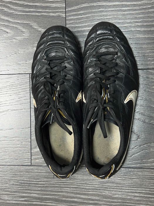 Nike tiempo ronaldinho чоловічі шкіряні копки бутси вінтажні футбольні