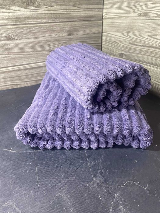 Рушники Шарпей різні кольори банні, для лиця та рук, Мікрофібра