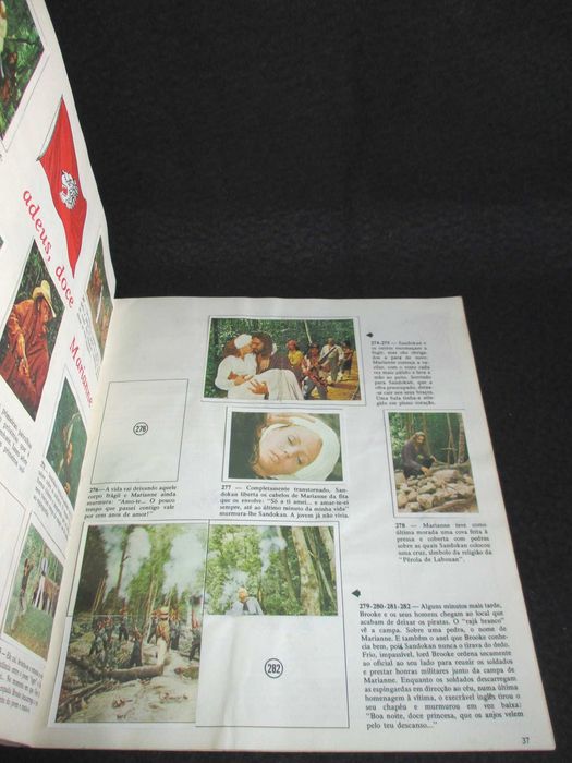 Caderneta Sandokan Cromos da Famosa Série da televisão