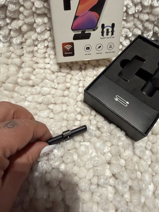 Microfone wireless novo