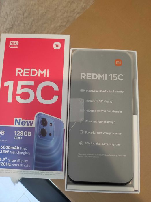 Xiaomi Redmi 15c telemovel novo