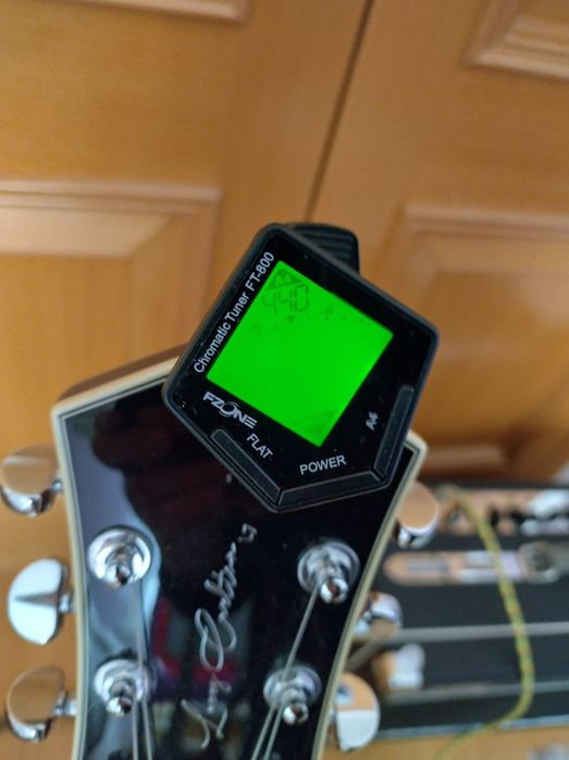 Afinador tuner guitarra elétrica fzone FT 800 novo