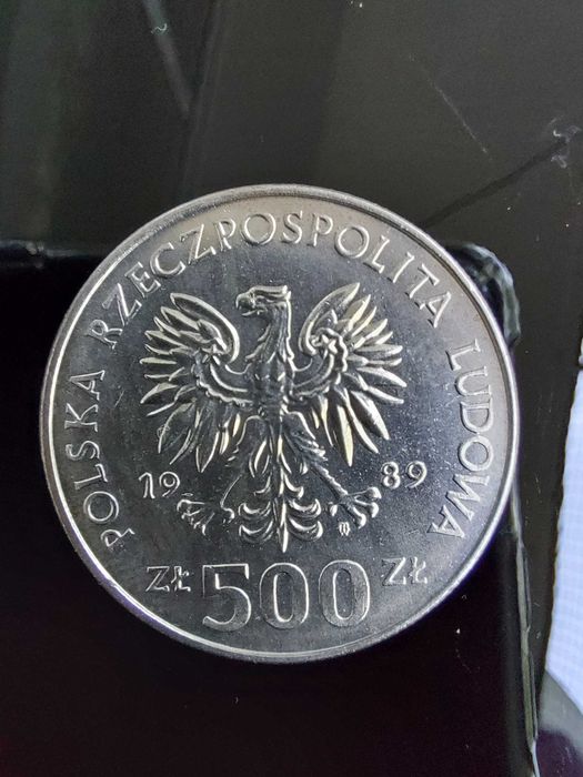 Moneta 500 zł 1989r. Okolicznościowa