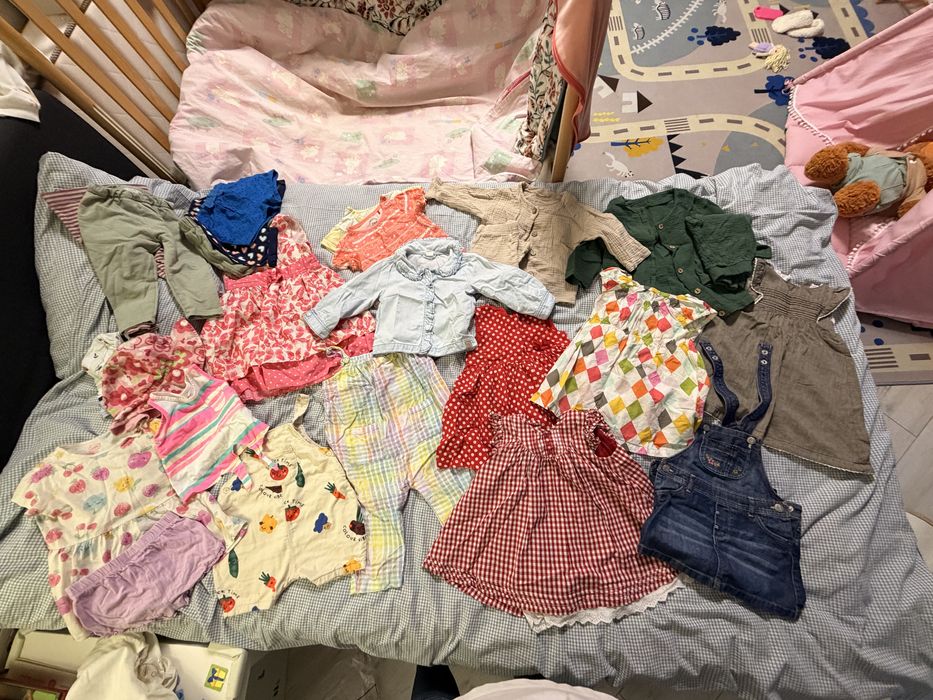 лот літніх речей 80-86 на дівчинку h&m zara next cool club