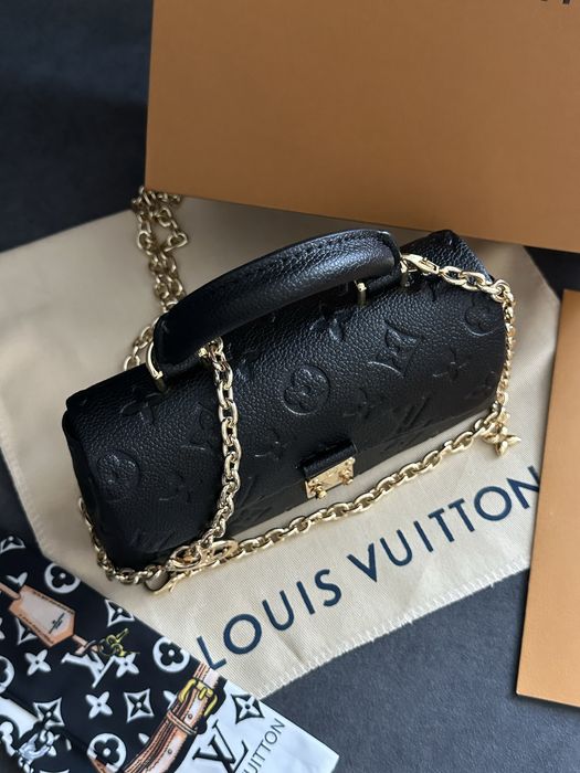 Сумка Louis Vuitton nano madeleine в натрульній шкірі , lv , луі вітон