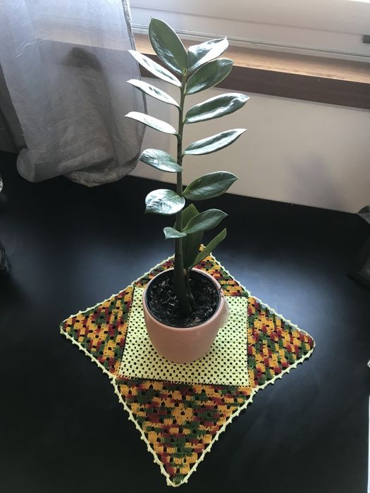 Pano de mesa em croche