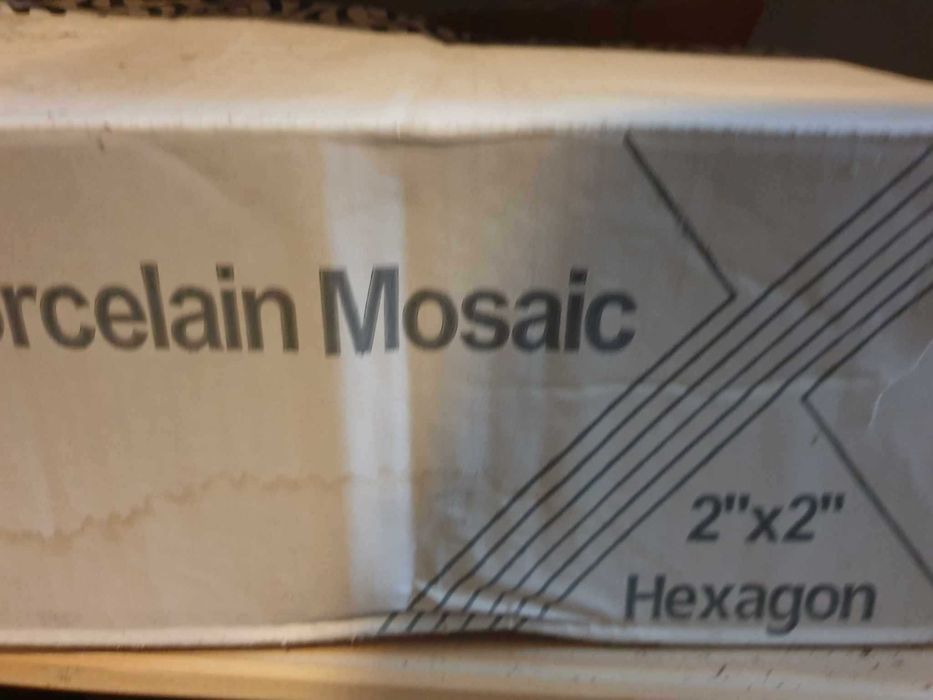 Mozaika ceramiczna heksagon white biały matowy DUNIN