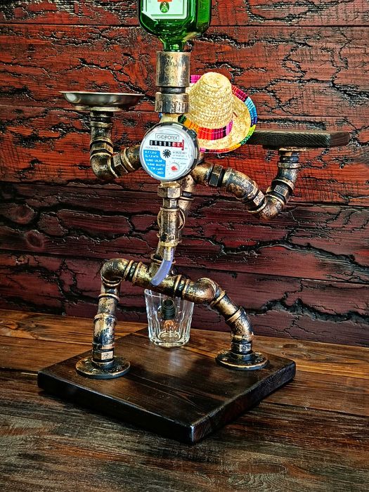 Stojak pod alkohol, nalewak, dozownik do alkoholu "Amigo" z licznikiem