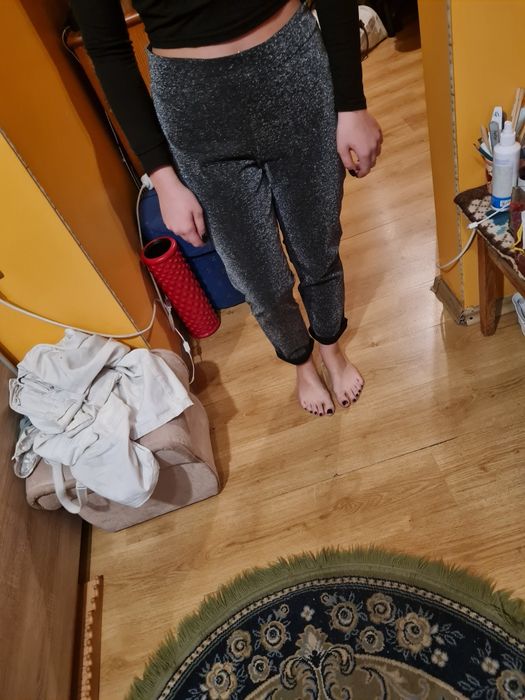 Spodnie z wysokim stanem damskie