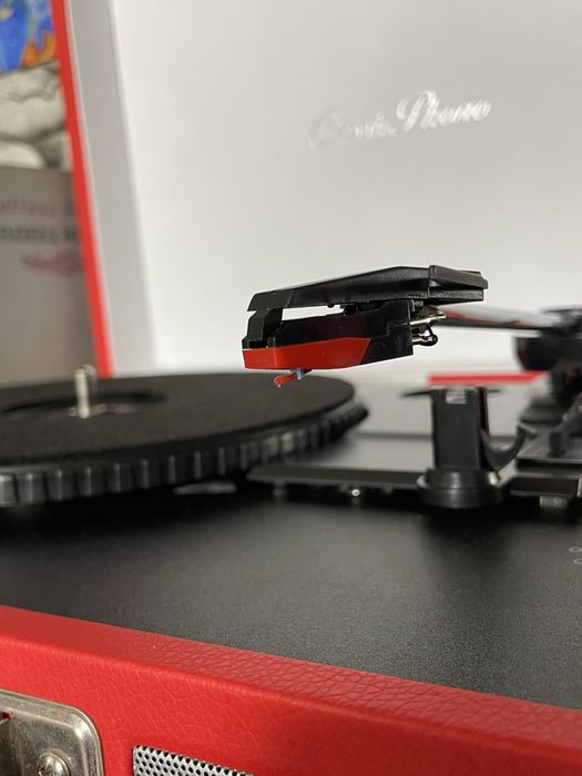 Gramofon odtwarzacz do winyli Lenco tt-110 czerwony
