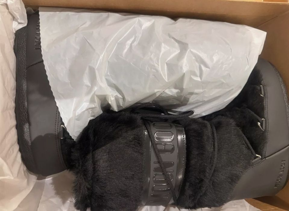 Moon Boot Classic Faux Fur ( długie Śniegowce)