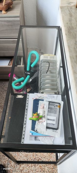 Mesa vidro como nova