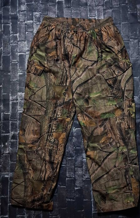Mil-Tec spodnie myśliwskie męskie, kamuflaż, las, real tree wild hobby