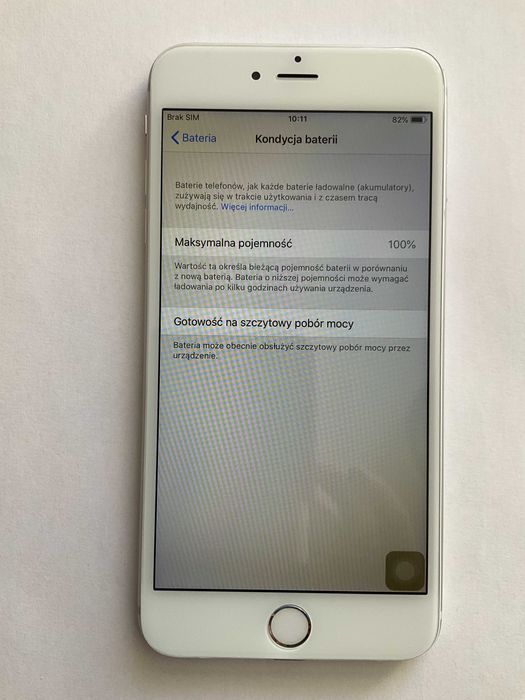 Jak nowy iPhone 6 Plus 64GB. Bateria 100%.