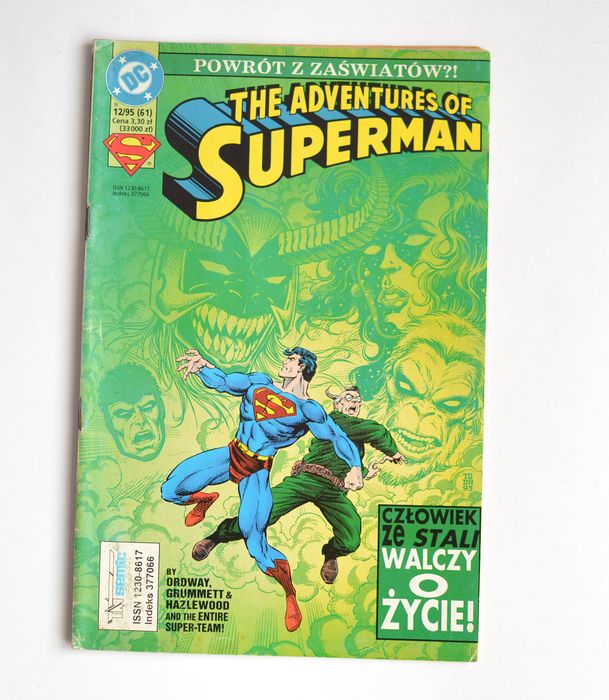Superman 12/95 tm semic komiks DC