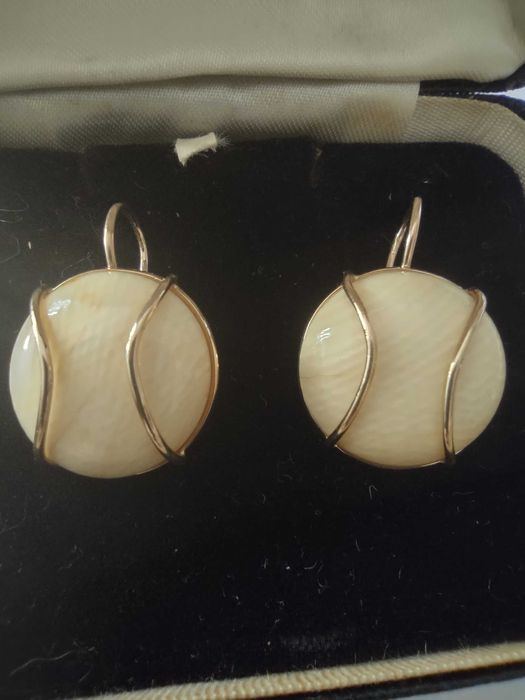 Piękne kolczyki złoto 585