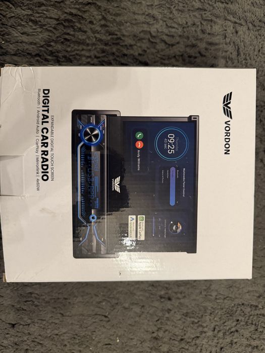 Radio Vordon HT-520 | Apple CarPlay | Android Auto | 1 DIN