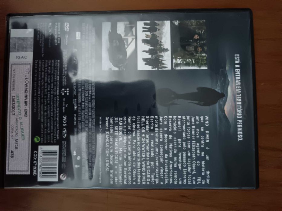filme dvd original - wind river