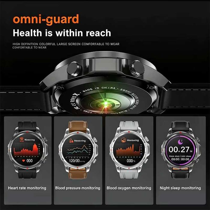 Смарт часы: VWAR DK68 PRO. NFC. GPS. Compass. 1000mAh. LED-фрнарик. Градусник.