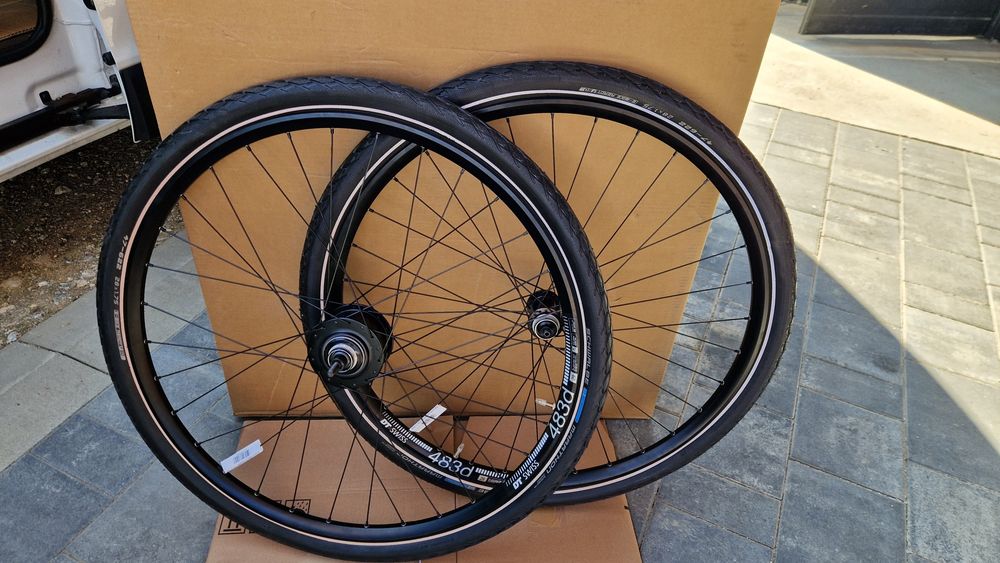 Nowe koło tylne ebike Shimano steps Nexus Di2  cs7050 5 disc