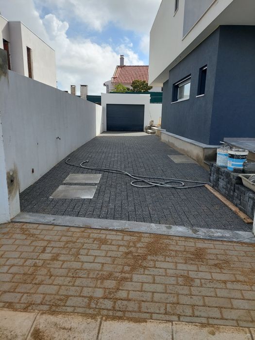 Calcada   pave    lancil