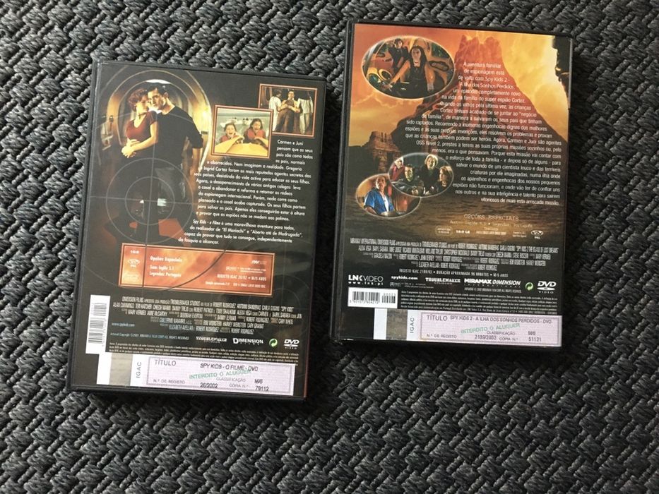 2 DVD’s Spy Kids