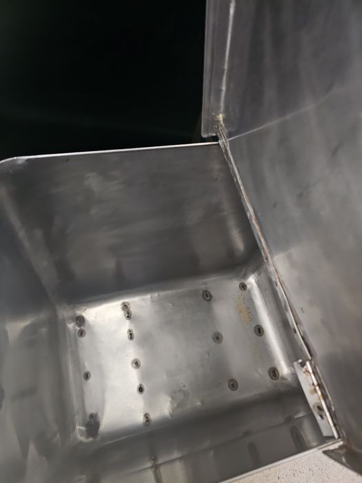 Carro de balde de  inox