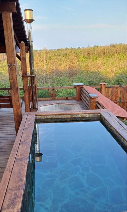 Аренда шале, глэмпинг посуточно дом возле леса, басейн,чан.