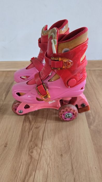 Rolki wrotki dziewczęce Barbie rozmiar 28-29 wkładka 18 cm
