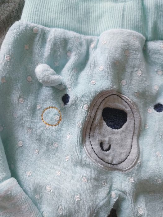 Welurowe spodenki i półśpiochy 62