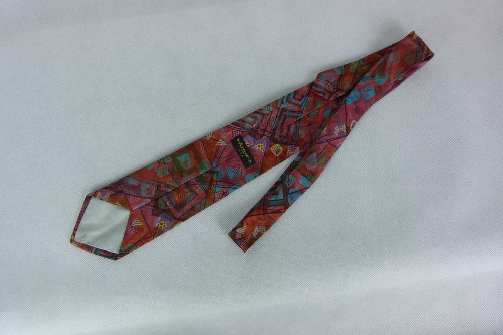 Arrow USA krawat vintage poliester
