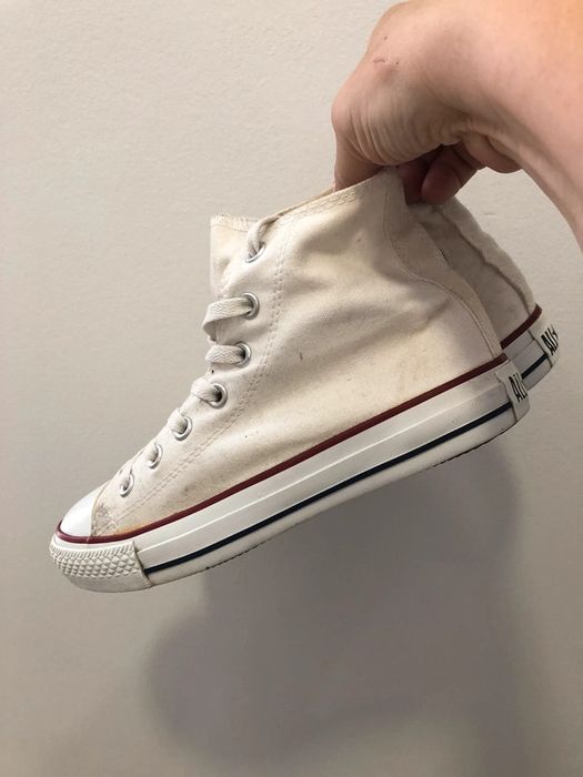 Trampki converse all star biaĹ‚e wysokie roz 37
