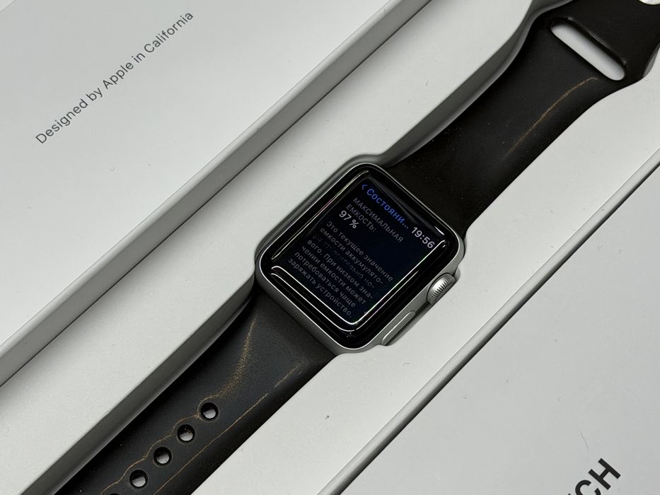 MAГAЗИН Apple Watch Series 3 38mm Silver ГАРАНТИЯ/Trade-In/Oбмeн