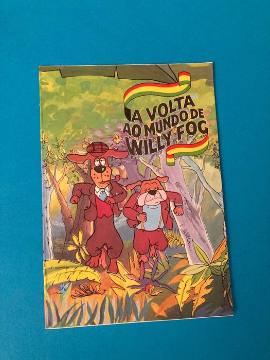 Lote de 3 Cadernos Escolares do Willy Fog Anos 80 Novos