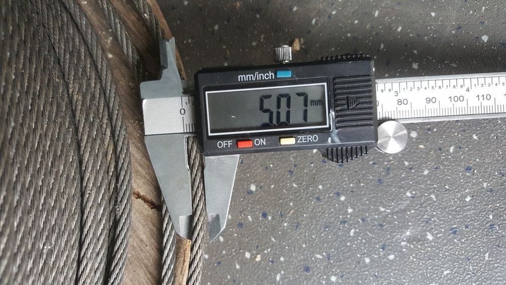 Трос оцинкованый 5 мил ГЕРМАНИЯ