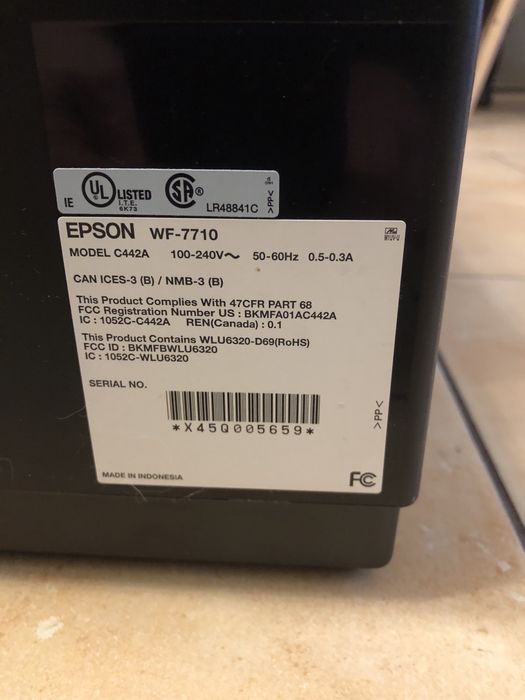 Мфу epson wf 7710