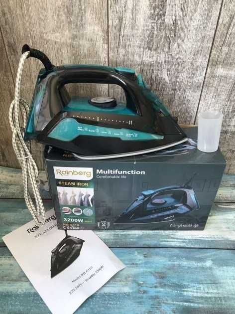 Утюг паровой с керамической покрытием 3200Вт Rainberg RB-6310