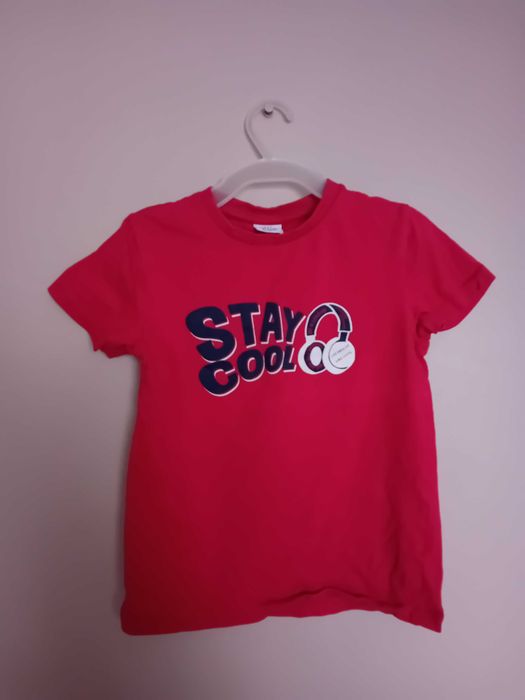 Czerwony t-shirt Tao Tape A L’oeil