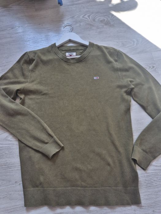 Sweterek khaki Tommy Jeans