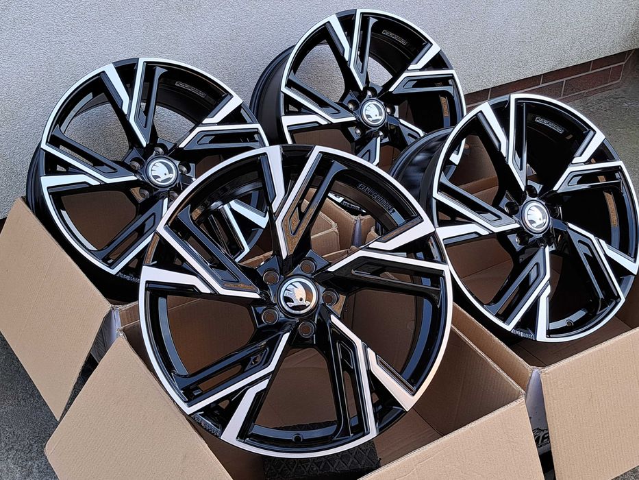 Alufelgi NOWE SKODA 19 5x112 Superb 2 , 3 , 4 Kodiaq ET30 CNC RS5