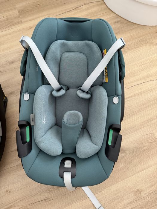 Maxi-Cosi Pebble 360º 0+ Essential Green + isofix