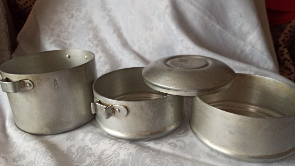 Garnek segmentowy trzyczęściowy z aluminium PRL