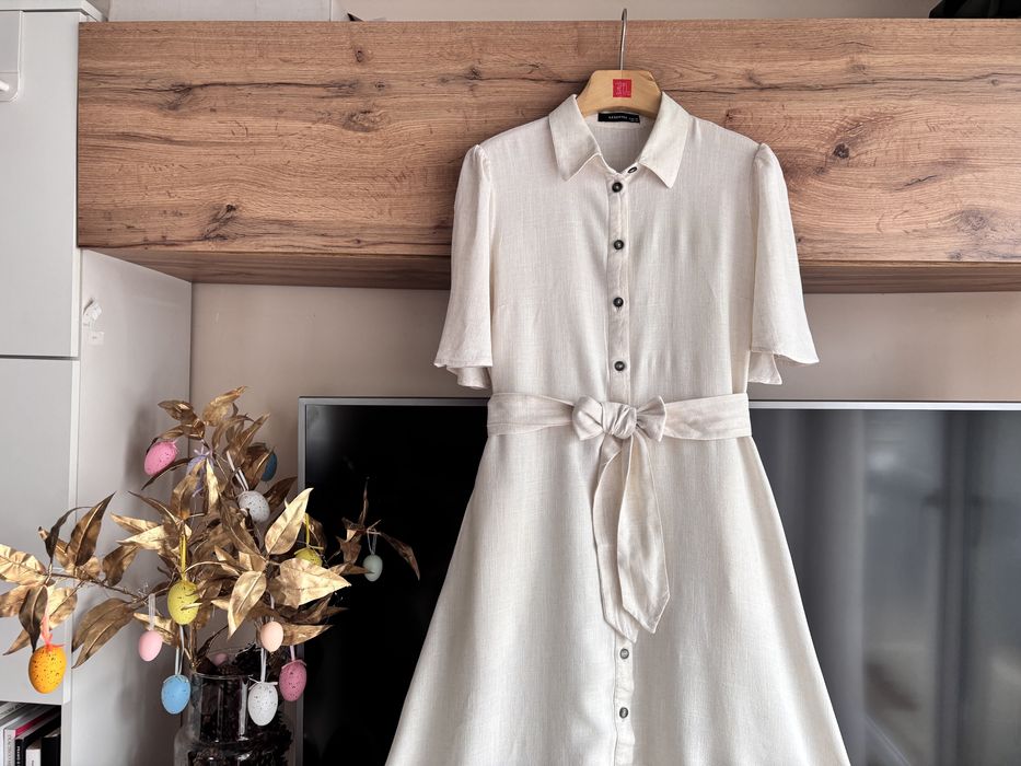 Reserved sukienka roz. M lniana