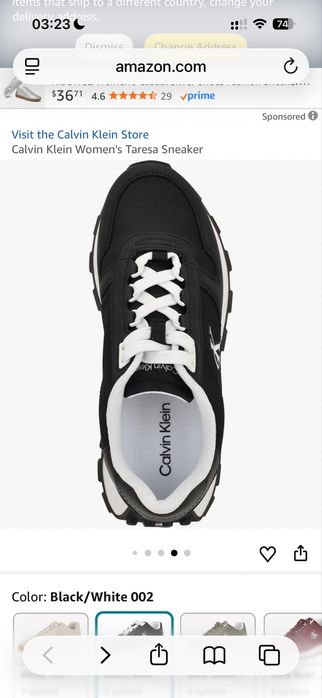 Кроссовки женские Calvin Klein