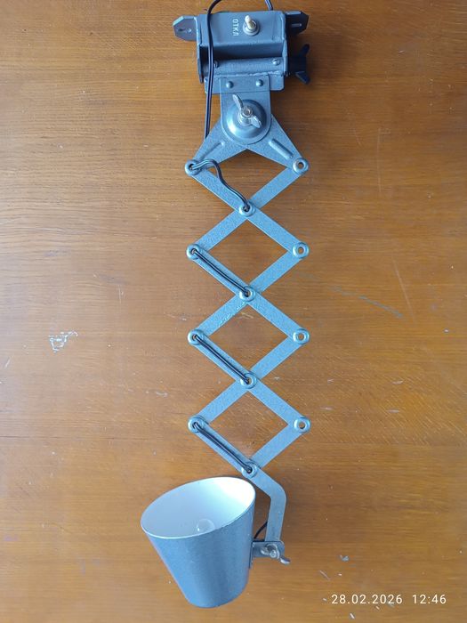 Лампа Светильник Винтаж Лофт Гармошка СССР 1960г.в