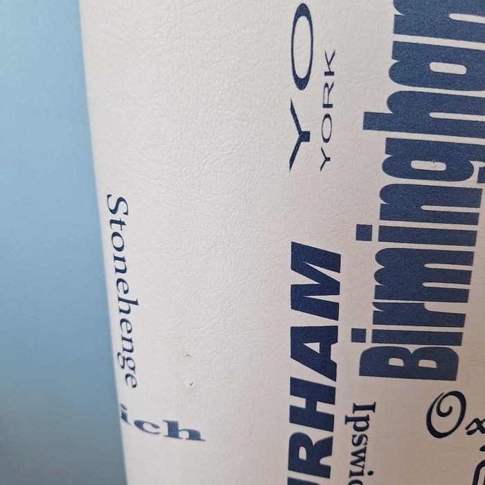 Cabeceira Cama 1.2x1.6 Couro Estilo Britânico