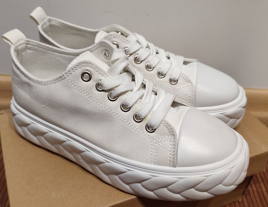 Trampki damskie 37 tenisowki na platformie