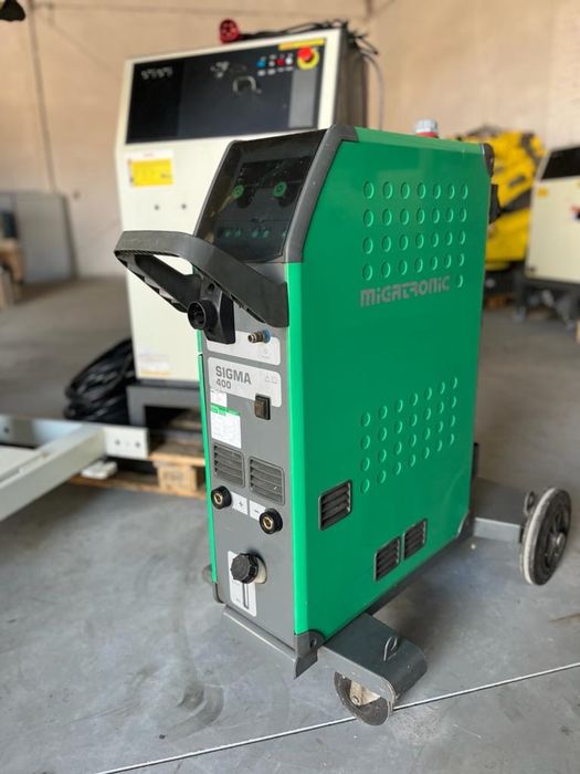 Robot spawalniczy Fanuc ARC Mate 100iC, Migatronic SIGMA 400