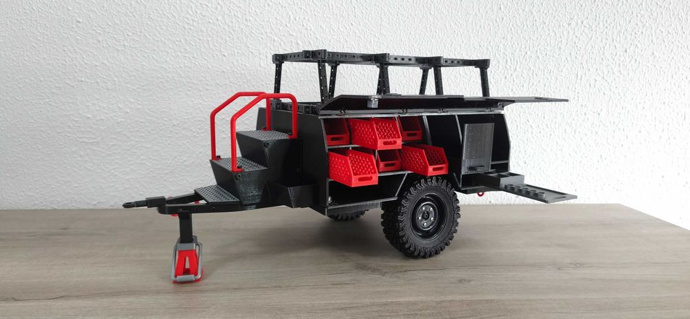 Atrelado Camper 1/10