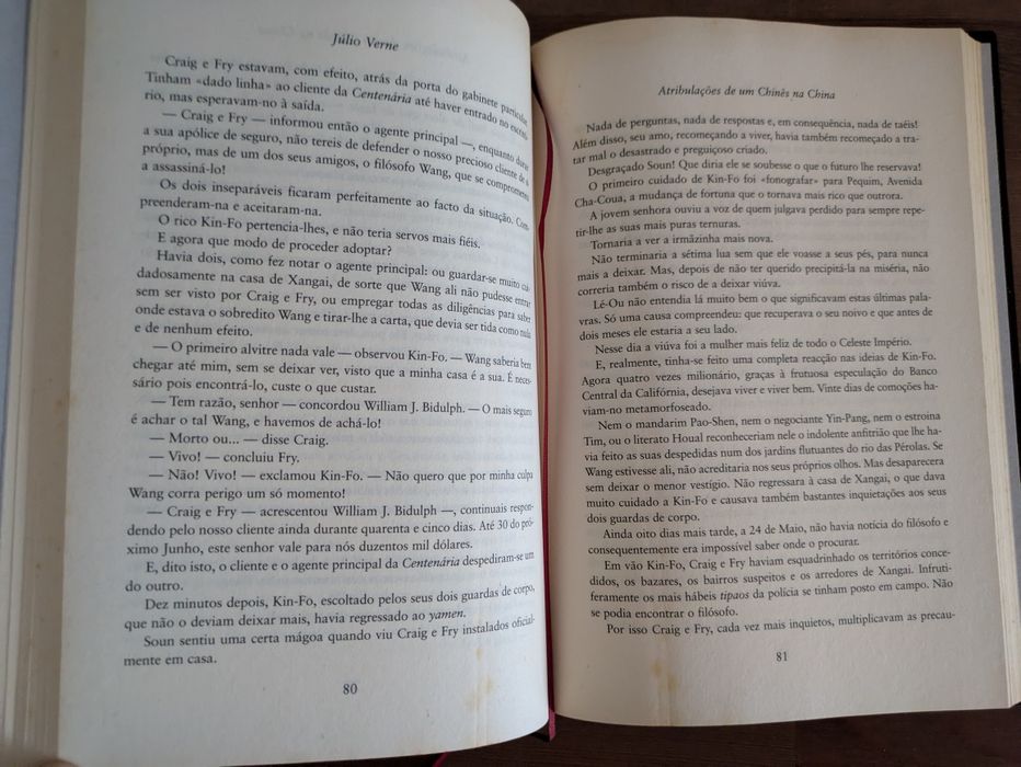 L " Atribulações de um Chinês na China " Júlio Verne (Opt. Estado)